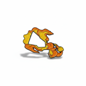 پین فلزی newera مدل Fire Charmander